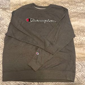 Champion Crewneck Hoodie.